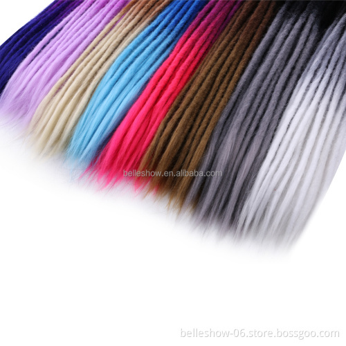 wholesale 20inch  soft dreadlock braids dreadlocks synthetic hair